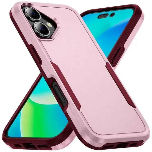 Alt view image 4 of 7 - Entronix Case Compatible with iPhone 16 - Soft-Touch Dual-Layer Sleek Cover