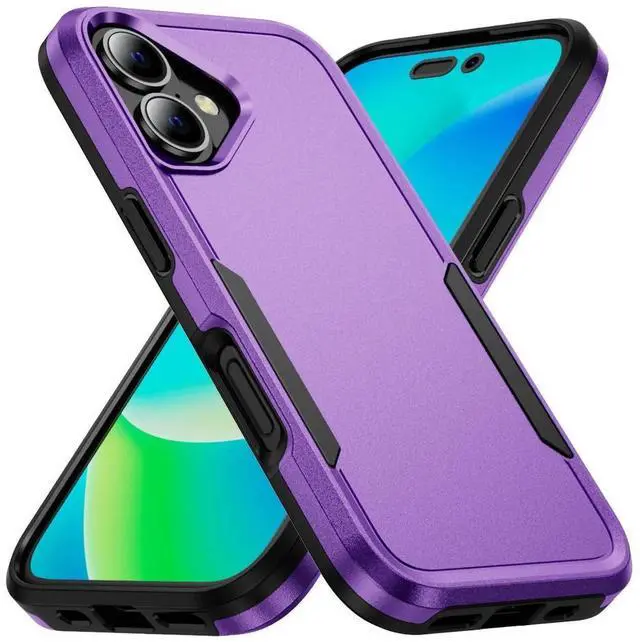 Alt view image 5 of 7 - Entronix Case Compatible with iPhone 16 - Soft-Touch Dual-Layer Sleek Cover