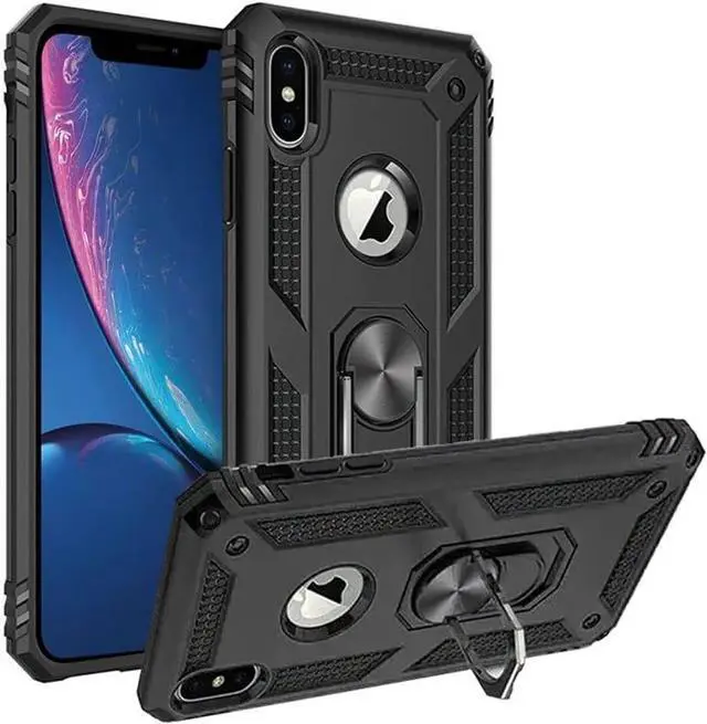Alt view image 2 of 7 - Entronix iPhone X/XS Case - Guard Ring Holder, Dual Layer Protection