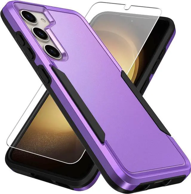 Alt view image 4 of 7 - Entronix Heavy Duty Case Designed for Galaxy A05S Case with 1Pc Tempered Glass Screen Protector, Shockproof Dropproof Anti-Scratch Case