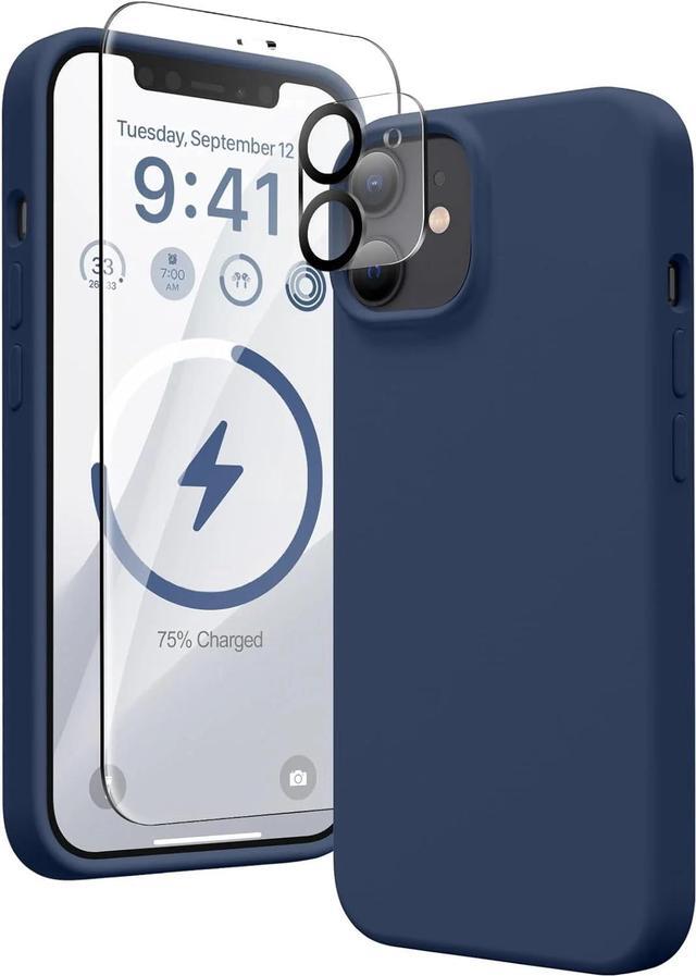 Alt view image 3 of 7 - Entronix Bundle Compatible with iPhone 11 - Liquid Silicone Case, 1 Clear Screen Protector & 1 Camera Lens Protector