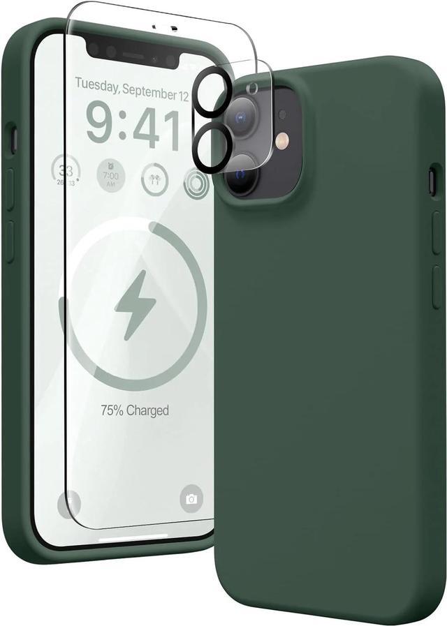 Alt view image 7 of 7 - Entronix Bundle Compatible with iPhone 11 - Liquid Silicone Case, 1 Clear Screen Protector & 1 Camera Lens Protector