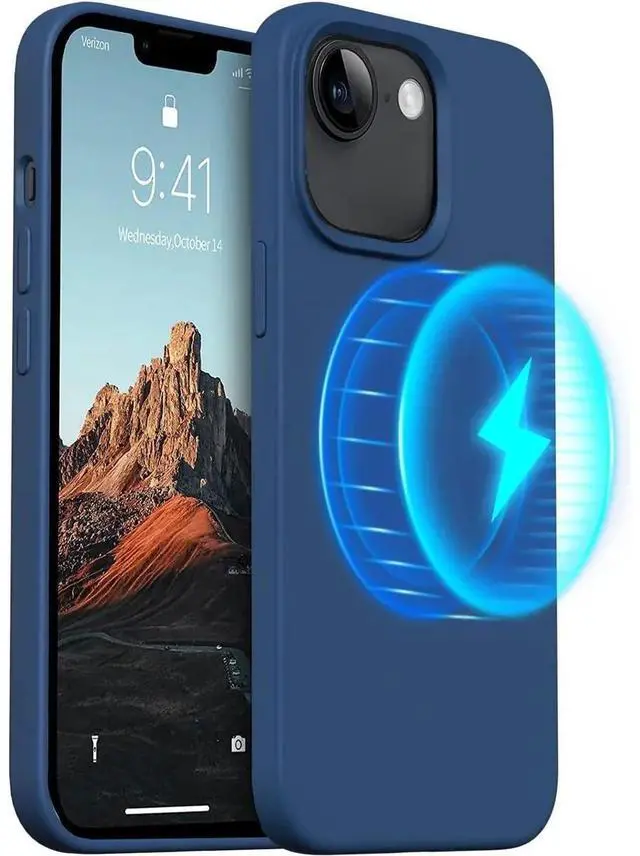 Alt view image 3 of 7 - Entronix [Magnetic] Case Compatible with iPhone 16E - Soft-Touch Liquid Silicone