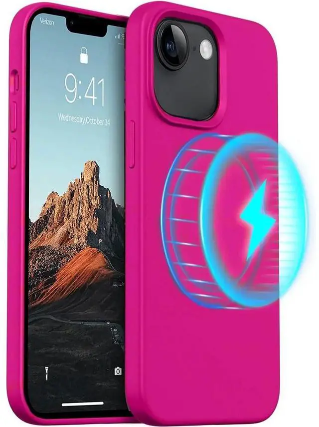 Alt view image 2 of 7 - Entronix [Magnetic] Case Compatible with iPhone 16E - Soft-Touch Liquid Silicone