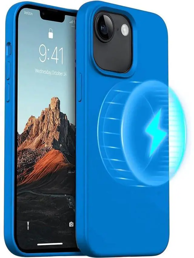 Alt view image 6 of 7 - Entronix [Magnetic] Case Compatible with iPhone 16E - Soft-Touch Liquid Silicone