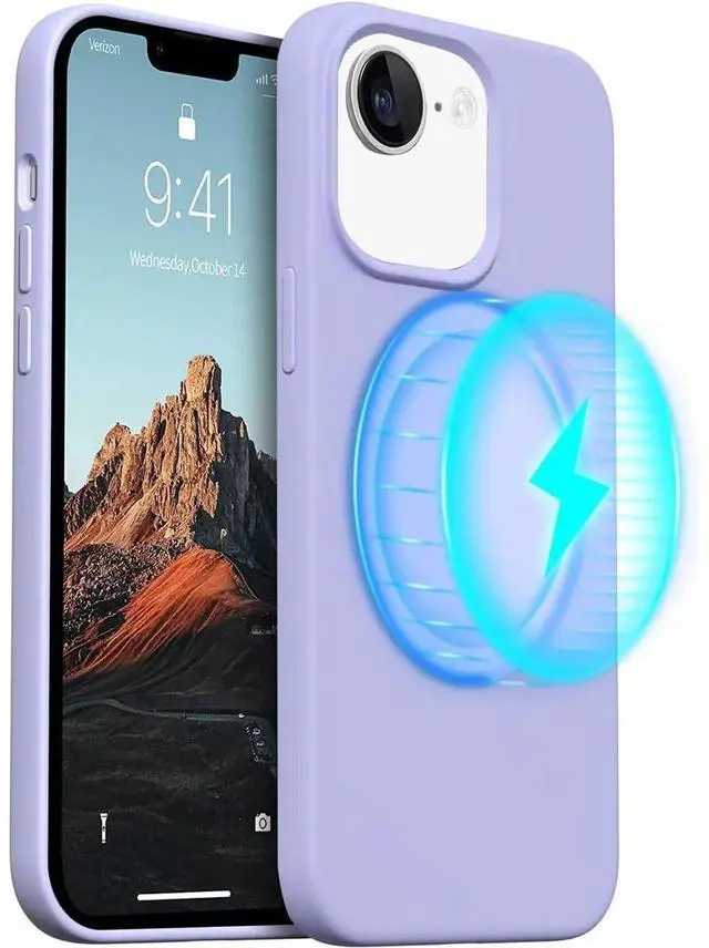 Alt view image 7 of 7 - Entronix [Magnetic] Case Compatible with iPhone 16E - Soft-Touch Liquid Silicone