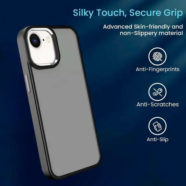 Alt view image 7 of 7 - Entronix Case Compatible with iPhone 16E - Translucent Frosted Matte