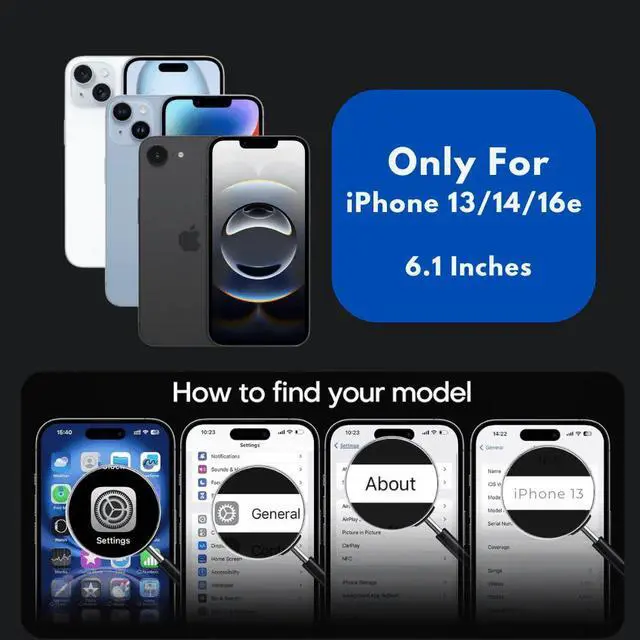 Alt view image 2 of 6 - Entronix Anti-Spy Privacy Screen Protector Compatible with iPhone 16E - 2-Piece Combo