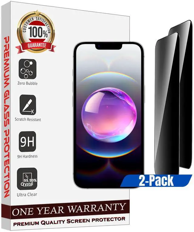 Main image of Entronix Anti-Spy Privacy Screen Protector Compatible with iPhone 16E - 2-Piece Combo