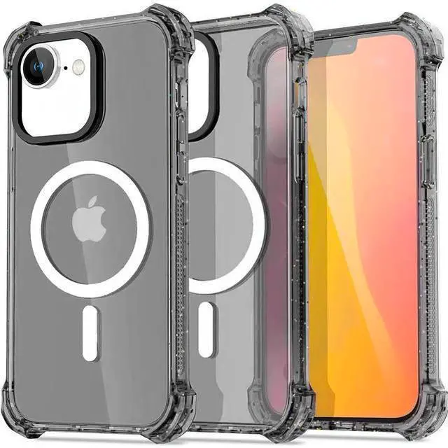Alt view image 2 of 7 - Entronix [Magnetic] Case Compatible with iPhone 16E - Clear Bounce Frame