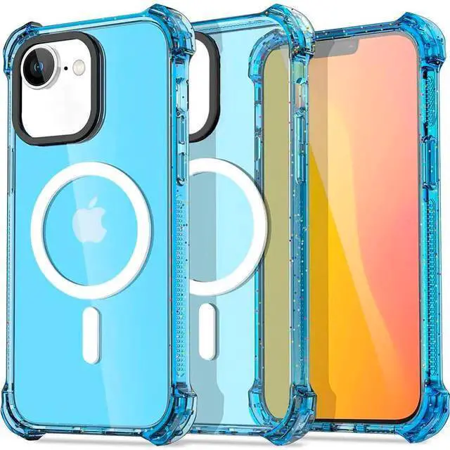 Alt view image 3 of 7 - Entronix [Magnetic] Case Compatible with iPhone 16E - Clear Bounce Frame