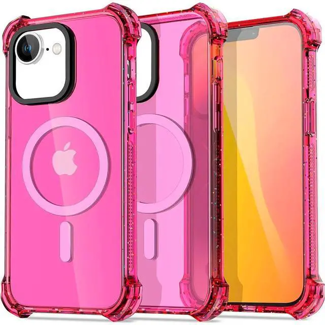 Alt view image 4 of 7 - Entronix [Magnetic] Case Compatible with iPhone 16E - Clear Bounce Frame