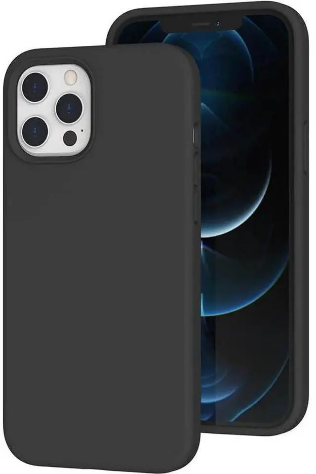 Alt view image 2 of 7 - Entronix Case Compatible with iPhone 12/12 Pro - Soft-Touch Liquid Silicone