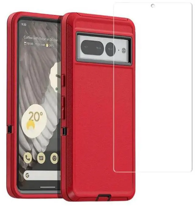 Alt view image 3 of 7 - Entronix Bundle Compatible with Pixel 7 Pro - Heavy Duty Case & 1 Clear Screen Protector