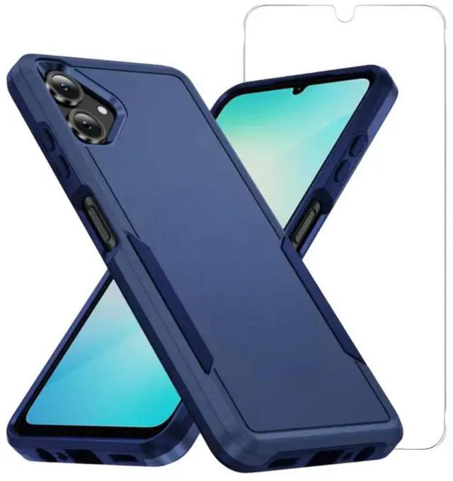 Alt view image 3 of 7 - Entronix Bundle Compatible with Galaxy A06 - Soft-Touch Dual-Layer Case & 1 Clear Screen Protector