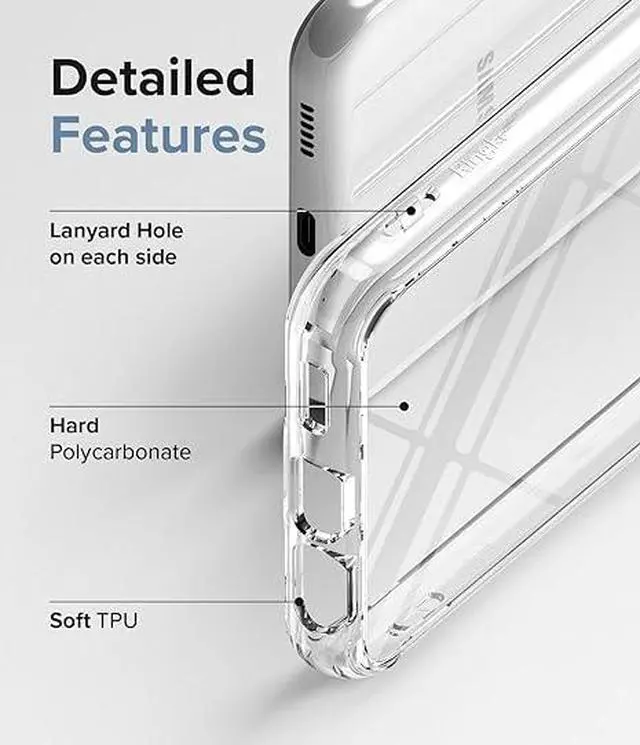 Alt view image 5 of 6 - Entronix Bundle Compatible with Galaxy A16 - Clear Case & 1 Clear Screen Protector