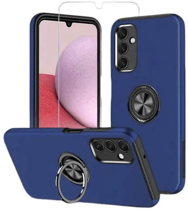 Main image of Entronix Bundle Compatible with Galaxy A16 - 360º Circular Ring Gripstand Case & 2 Clear Screen Protectors