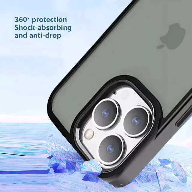Alt view image 5 of 7 - Entronix Case Compatible with iPhone 14 - Translucent Frosted Matte