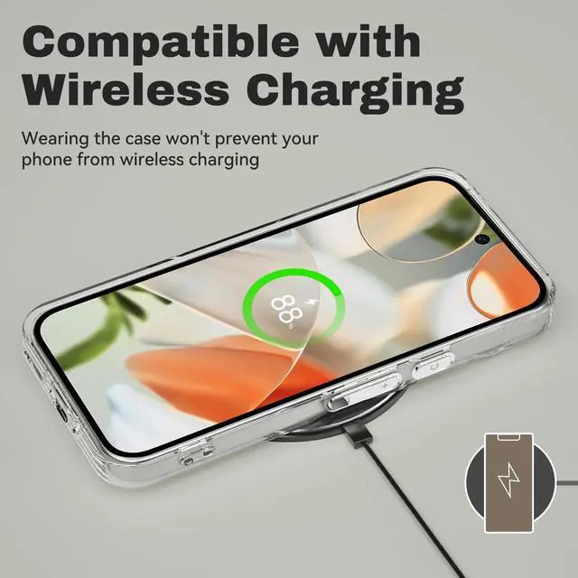 Alt view image 7 of 7 - Entronix Bundle Compatible with Pixel 9 Pro XL - Clear Case & 2 Clear Screen Protectors