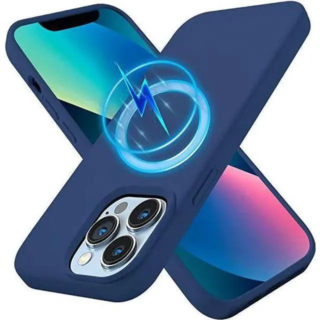 Main image of Entronix [Magnetic] Case Compatible with iPhone 12/12 Pro - Soft-Touch Liquid Silicone