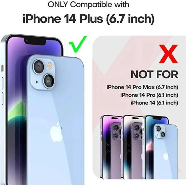 Alt view image 2 of 6 - Entronix Case Compatible with iPhone 14 Plus - Soft-Touch Liquid Silicone