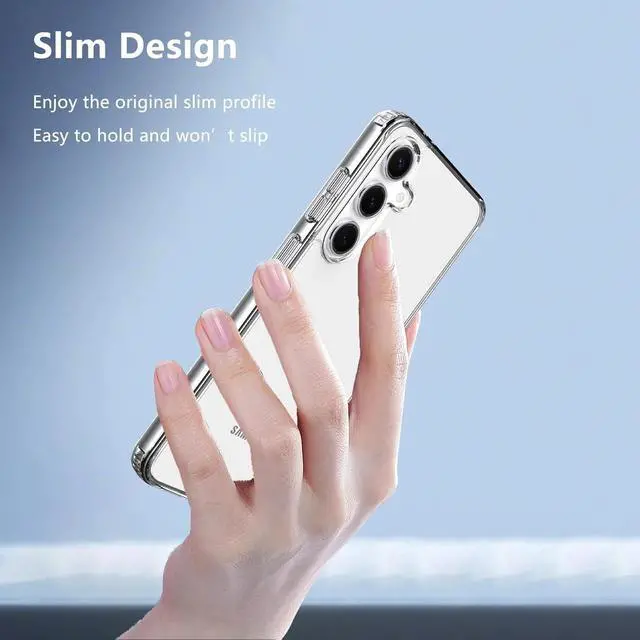Alt view image 5 of 6 - Entronix Case Compatible with Galaxy A25 - [Hard Back] Clear Cover