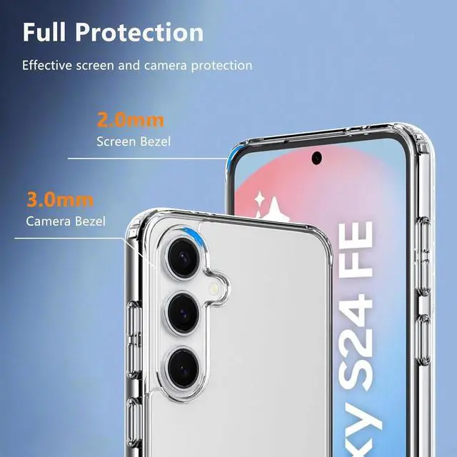 Alt view image 4 of 6 - Entronix Case Compatible with Galaxy A25 - [Hard Back] Clear Cover