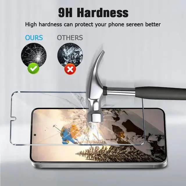 Alt view image 3 of 4 - Entronix Clear Screen Protector Compatible with Galaxy A16 - 3-Piece Combo