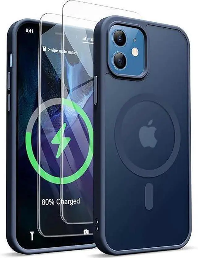 Alt view image 2 of 7 - Entronix Bundle Compatible with iPhone 11 - [Magnetic] Translucent Matte Case & 2 Clear Screen Protectors