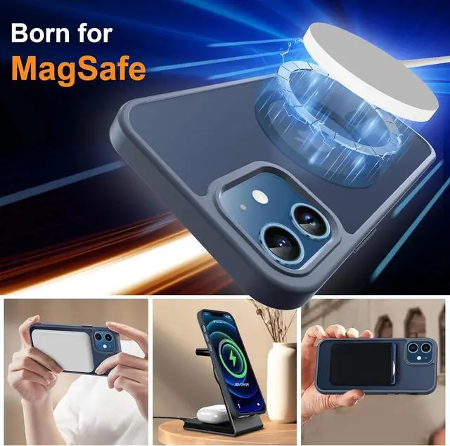 Alt view image 5 of 7 - Entronix Bundle Compatible with iPhone 11 - [Magnetic] Translucent Matte Case & 2 Clear Screen Protectors