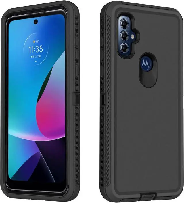 Alt view image 2 of 7 - Entronix Case Compatible with Moto G Pure - Triple-Layer Heavy Duty Protection