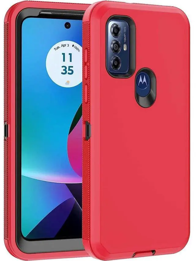 Alt view image 3 of 7 - Entronix Case Compatible with Moto G Pure - Triple-Layer Heavy Duty Protection