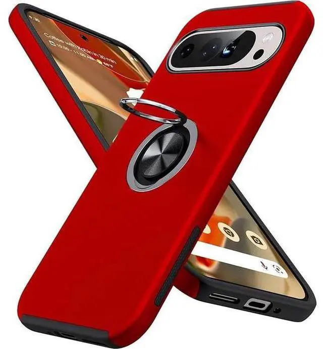 Main image of Entronix Case Compatible with Pixel 9 Pro XL - 360º Circular Ring Gripstand