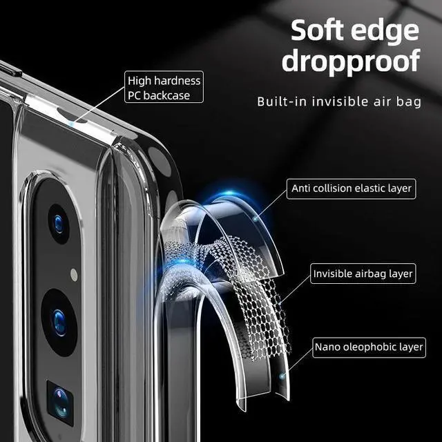 Alt view image 5 of 5 - Entronix [Magnetic] Case Compatible with Pixel 9 Pro XL - [Hard Back] Slim Clear