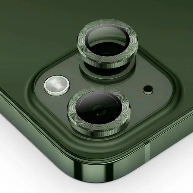 Alt view image 4 of 7 - Entronix Camera Lens Protector Compatible with iPhone 14/14 Plus - Luxury Metal