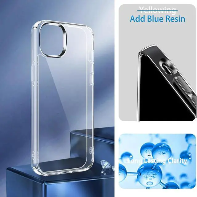 Alt view image 4 of 5 - Entronix Case Compatible with iPhone 11 Pro - [Hard Back] Thick Clear