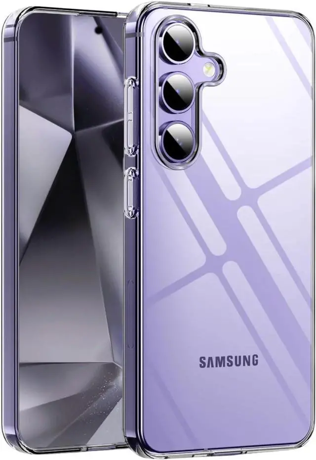 Main image of Entronix Case Compatible with Galaxy S24 Plus - [Hard Back] Clear Cover