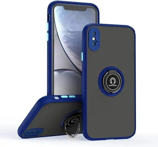 Alt view image 2 of 7 - Entronix Case Compatible with iPhone X/XS - Matte Gripstand