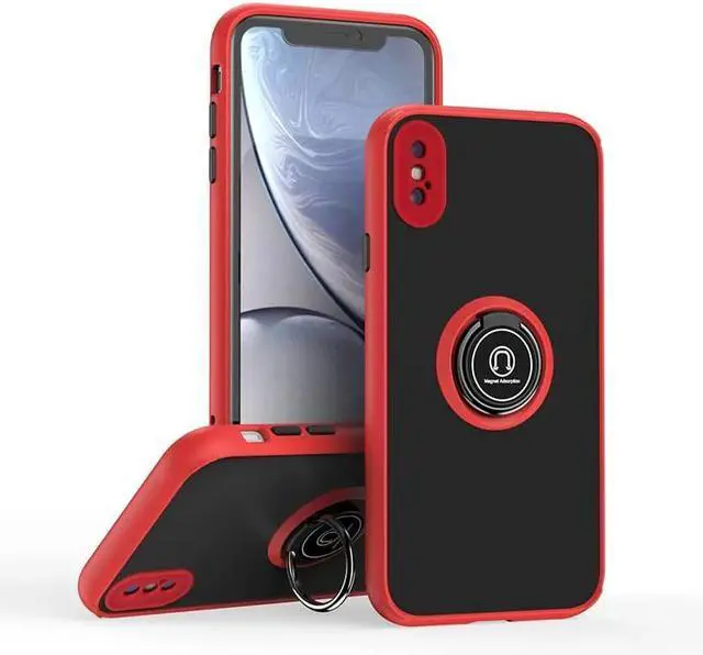 Alt view image 3 of 7 - Entronix Case Compatible with iPhone X/XS - Matte Gripstand