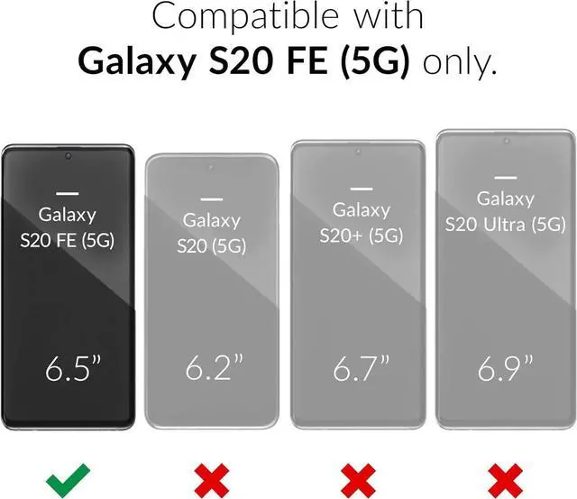 Alt view image 4 of 7 - Entronix Case Compatible with Galaxy S20 FE - Triple-Layer Heavy Duty Protection