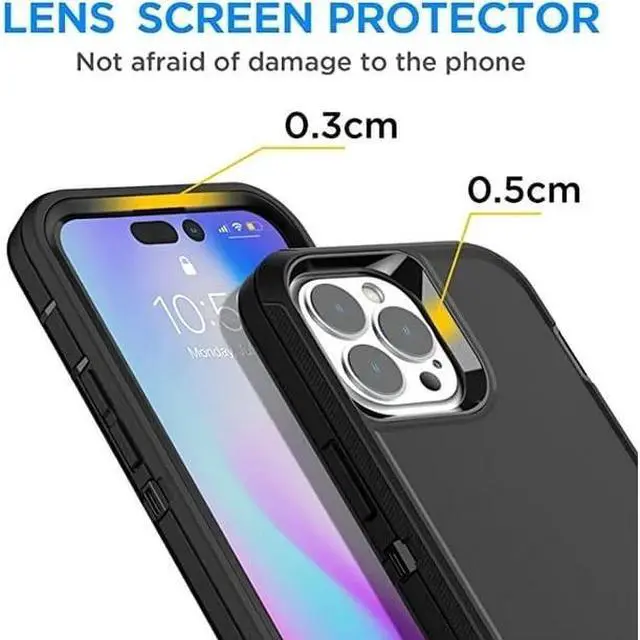 Alt view image 5 of 7 - Entronix Case Compatible with iPhone 16 Pro Max - Triple-Layer Heavy Duty Protection