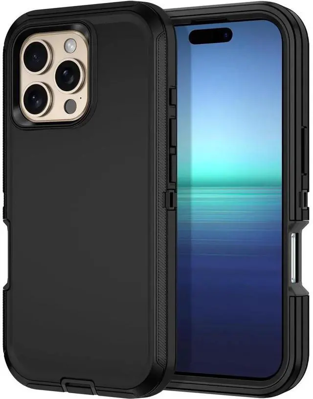 Alt view image 2 of 7 - Entronix Case Compatible with iPhone 16 Pro Max - Triple-Layer Heavy Duty Protection