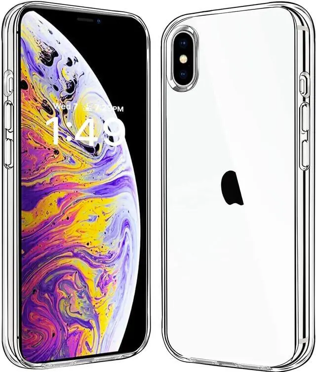 Main image of Entronix Case Compatible with iPhone X/XS - [Hard Back] Slim Clear