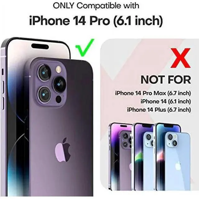 Alt view image 3 of 7 - Entronix Case Compatible with iPhone 14 Pro - Triple-Layer Heavy Duty Protection