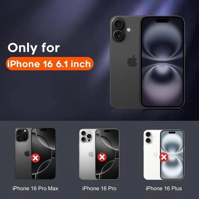 Alt view image 5 of 7 - Entronix Case Compatible with iPhone 16 - [6 Slot Card Holder] Slim Leather Wallet