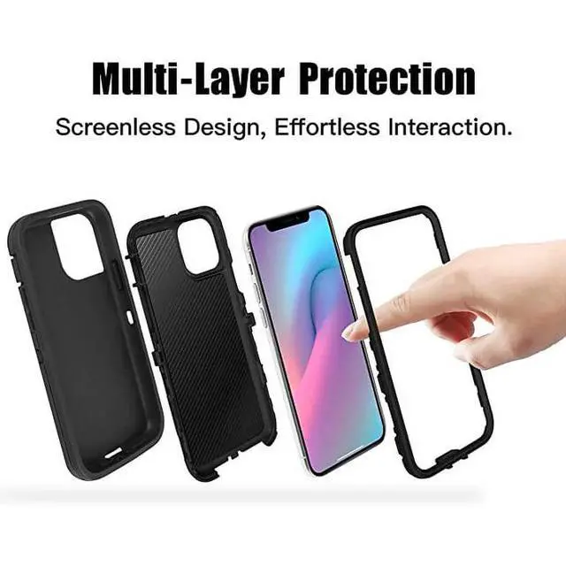 Alt view image 4 of 7 - Entronix Case Compatible with iPhone 11 Pro - Triple-Layer Heavy Duty Protection