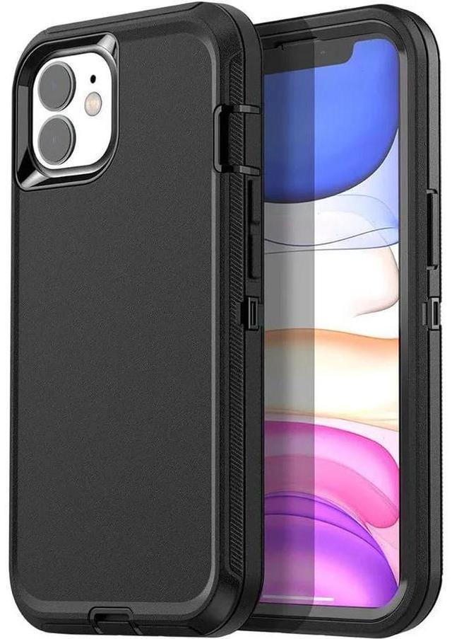Alt view image 7 of 12 - iPhone 11 Heavy Duty Case {Shock Proof-Shatter Resistant - Defender Rubber- Compatible for iPhone 11} Color Blue