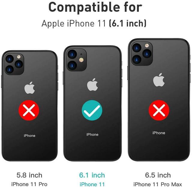 Alt view image 8 of 12 - iPhone 11 Heavy Duty Case {Shock Proof-Shatter Resistant - Defender Rubber- Compatible for iPhone 11} Color Blue
