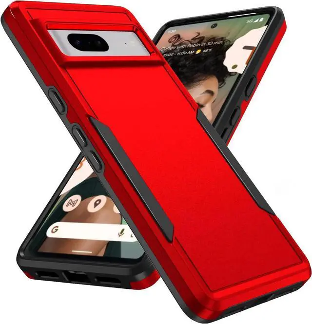 Alt view image 5 of 7 - Entronix Case Compatible with Pixel 8 - Soft-Touch Dual-Layer Sleek Cover