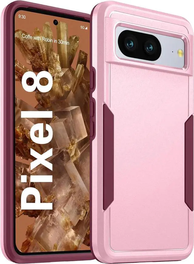 Alt view image 4 of 7 - Entronix Case Compatible with Pixel 8 - Soft-Touch Dual-Layer Sleek Cover